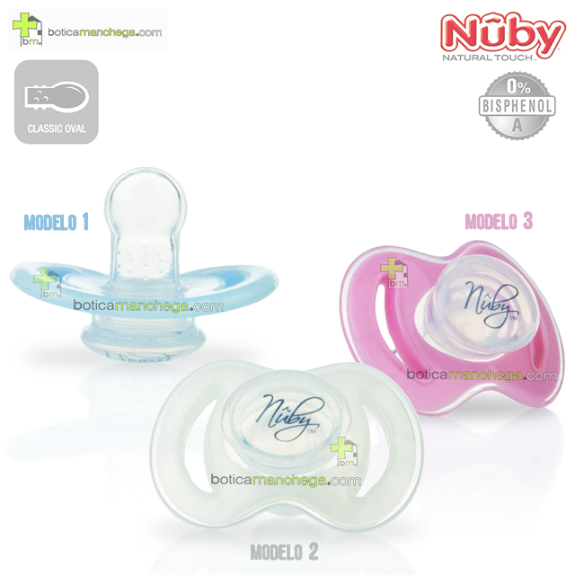 Chupete Softees™  0-6M Nûby Natural Touch™ Silicona