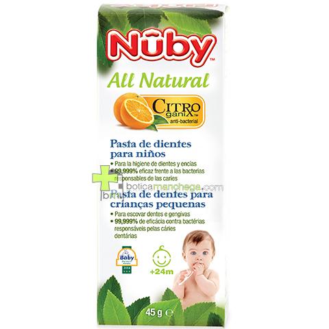 Nûby Pasta dientes niños +24M Citroganix™, 45 g