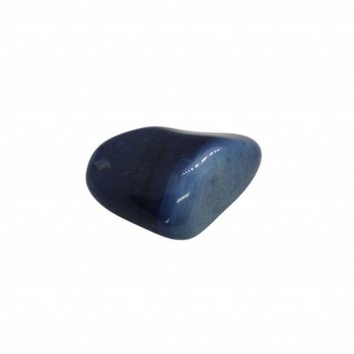 Mineral canto rodado de ágata azul [2]