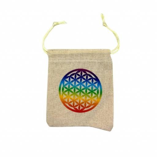 Bolsa con símbolo flor de la vida [0]