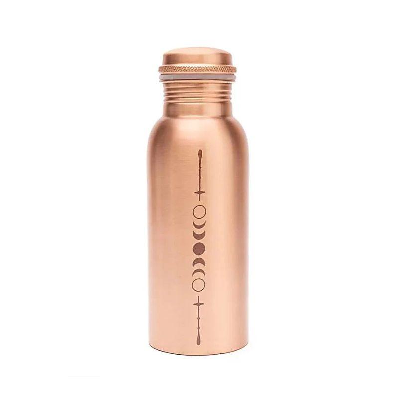 Botella de cobre con fases lunares
