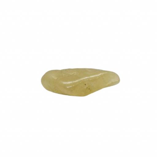 Mineral canto rodado de calcita amarilla [0]