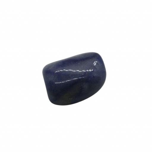 Mineral canto rodado de cuarzo azul [1]