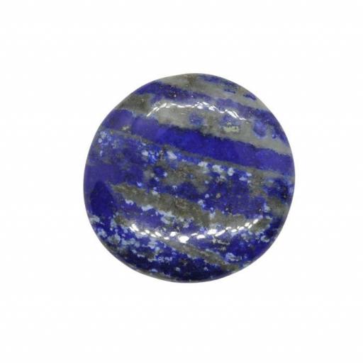 Mineral canto rodado plano de lapislázuli [1]