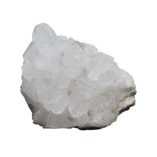Drusa mineral de cuarzo blanco [1]