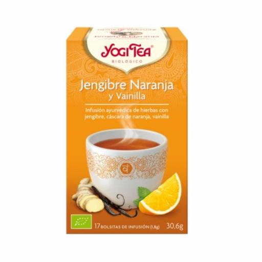 Té Yogi Tea Jengibre, Naranja y Vainilla