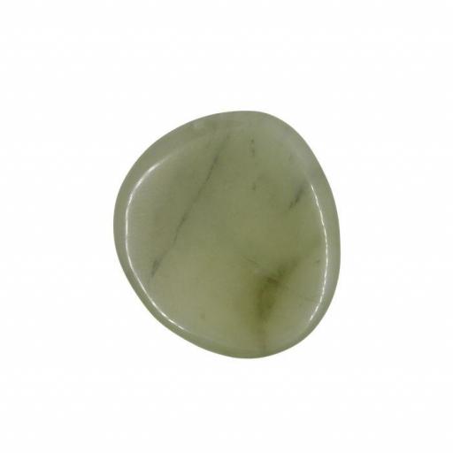 Mineral canto rodado plano de jade [0]
