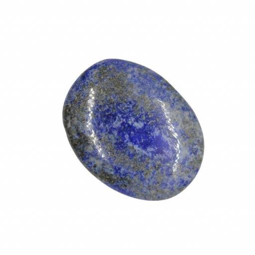 Mineral canto rodado plano de lapislázuli [2]