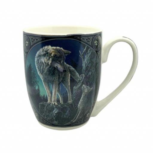 Taza con Lobo y cachorro de Lisa Parker [0]