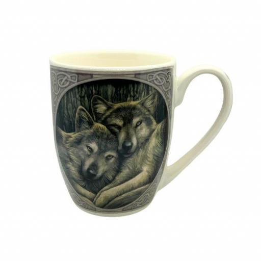 Taza Lobos Abrazándose de Lisa Parker [0]