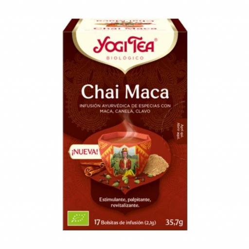 Té Yogi Tea Chai Maca