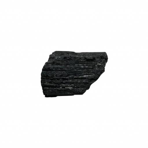 Mineral bruto de turmalina negra pequeño