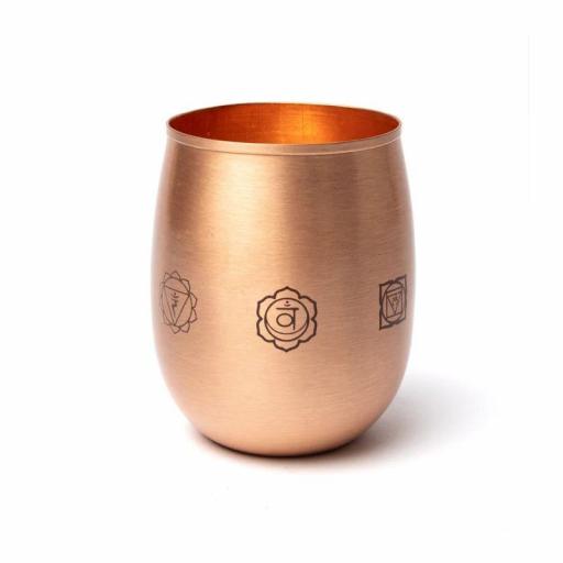 Vaso de cobre con los 7 Chakras [0]