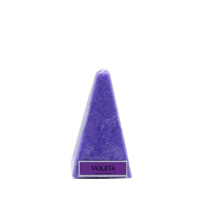 Vela artesanal de violeta