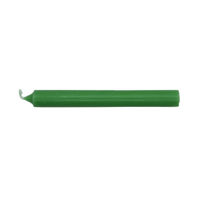 Vela verde de 10 cm