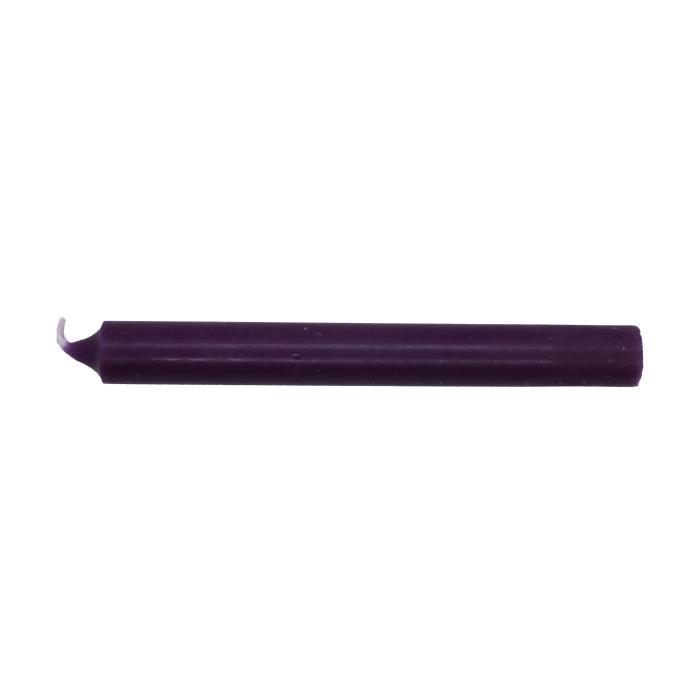 Vela violeta de 21 cm