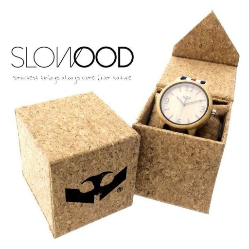 Reloj de madera Mosca Negra SLOWOOD MACAO 01 [2]