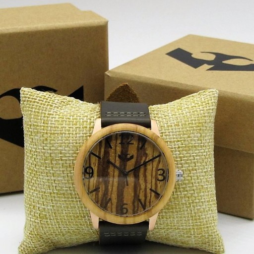 Reloj de madera y acero FUSION ROSE GOLD 01 + correa intercambiable gratis