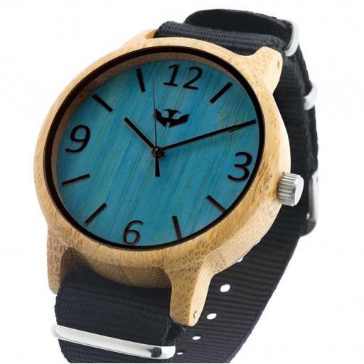 Reloj de madera Mosca Negra SLOWOOD MACAO 11 [1]
