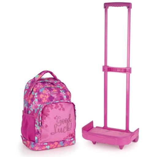  Mochila con ruedas clover rosa 235884 019 [4]