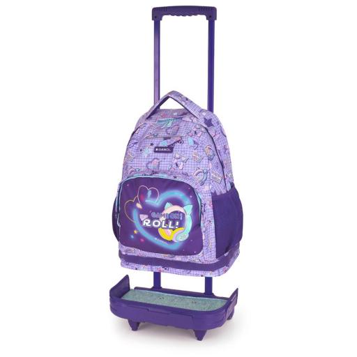  Mochila con ruedas funny lila 236084 025