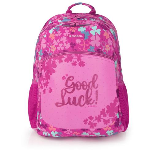  Mochila escolar adaptable a carro Gabol clover rosa 235896 019