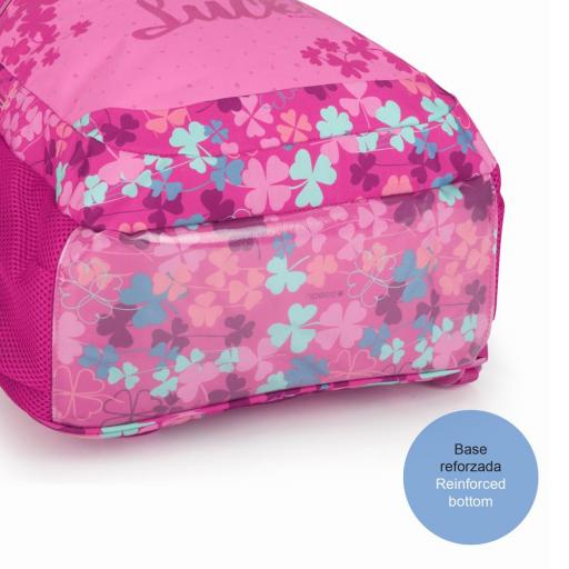  Mochila escolar adaptable a carro Gabol clover rosa 235896 019 [5]