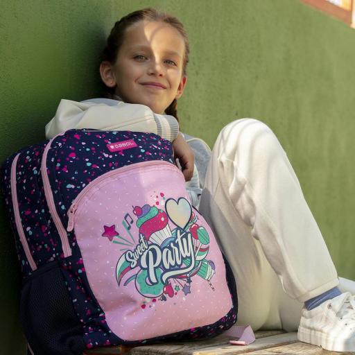  Mochila escolar adaptable a carro Gabol party 235996 046 [6]