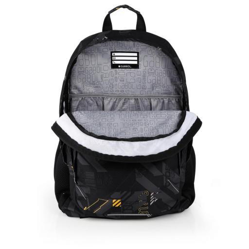  Mochila escolar gabol Byte negro 238640 001 [3]