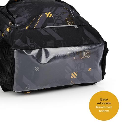  Mochila escolar gabol Byte negro 238640 001 [4]