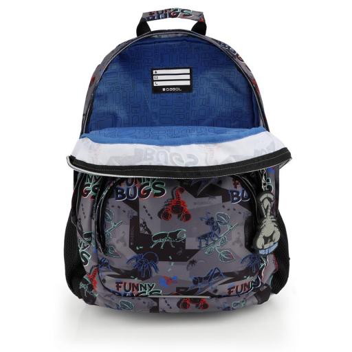  Mochila escolar gabol bugs estampado negro 238340 001 [3]