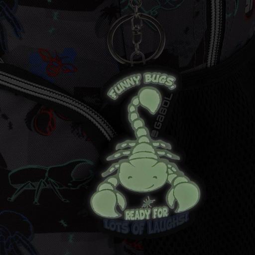  Mochila escolar gabol bugs estampado negro 238340 001 [6]