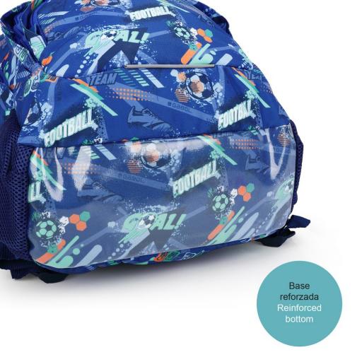  Mochila escolar gabol crew football azul 238440 003 [5]