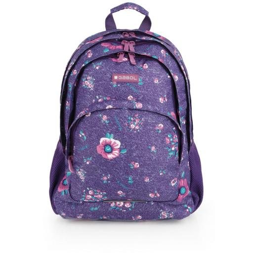  Mochila escolar gabol lily morado 236240 029