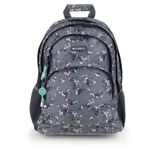  Mochila escolar gabol secret gris 238040 016 [0]