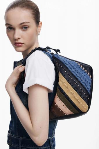 Bolso desigual de hombro de tamaño mediano 25WAXP78 6 [6]