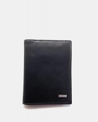 Billetero con monedero pielnoble caballero clasic negro PC208 01 [1]