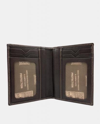 Billetero tarjetero pielnoble clasic rfid marrón PC249 05 [2]