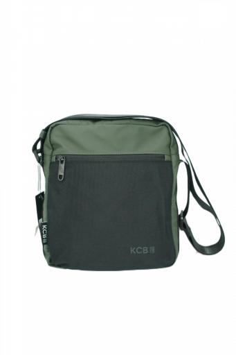 Bolsa bandolera grande de caballero kcb net khaki 3352 KH [0]