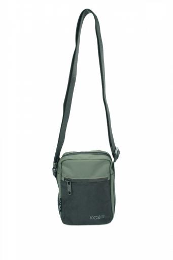 Bolsa bandolera pequeña de caballero kcb net khaki 3354 KH [1]