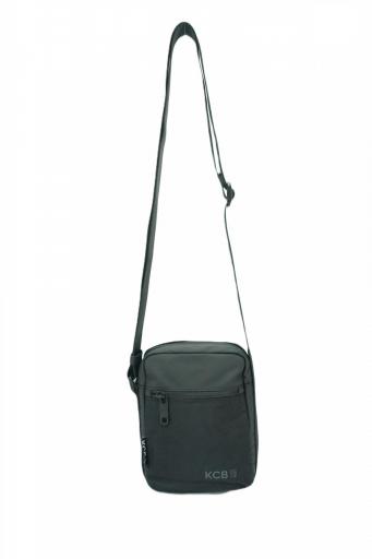 Bolsa bandolera pequeño de caballero kcb net negro 3354 NE