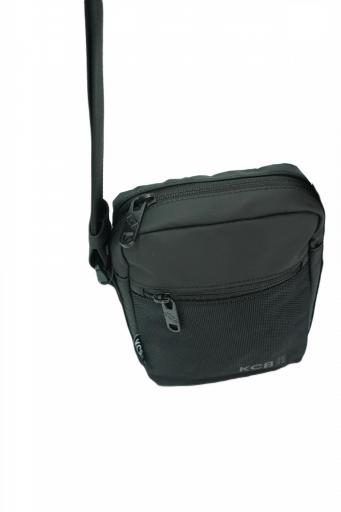 Bolsa bandolera pequeño de caballero kcb net negro 3354 NE [4]