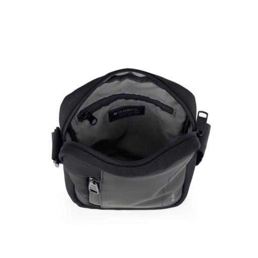 Bolsa bandolera unisex gabol aston negro 546214 001 [3]