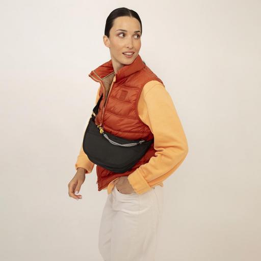 Bolso Góndola Pequeño AISHA negro 604401 [4]