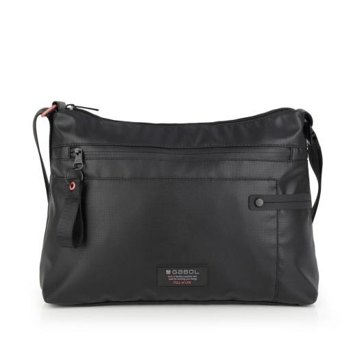 Bolso bandolera 2 apart. gabol sharon negro 603114 001