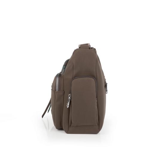 Bolso bandolera 2 apartados gabol Valle marrón 605514 [2]