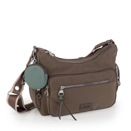 Bolso bandolera 2 apartados gabol Valle marrón 605514 [5]