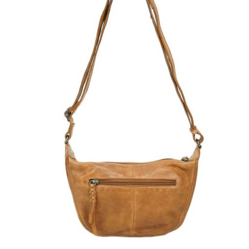 Bolso bandolera S en piel natural cuero 412821 CU [1]