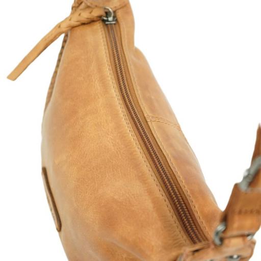 Bolso bandolera S en piel natural cuero 412821 CU [4]