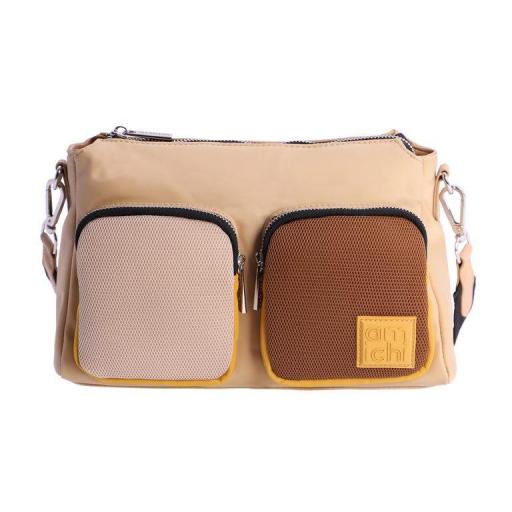 Bolso bandolera amichi 3d beige RV2956 004 [4]